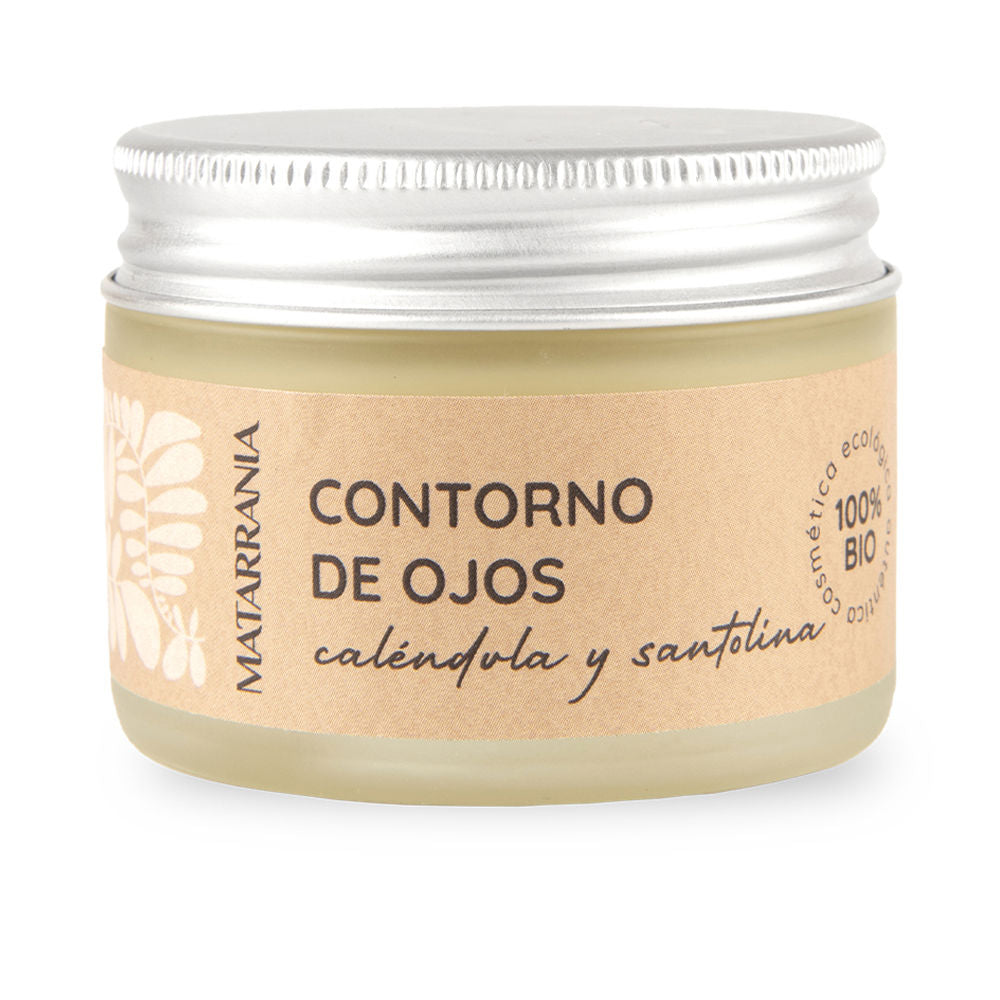MATARRANIA Contorno de Ojos Reafirmante y Nutritivo, Antiojeras 100% Natura, Contorno de Ojos sin Agua, Textura Sedosa y Concentrada, Reduce Bolsas y Ojeras para Mujer y Hombre, Cosmética Vegana