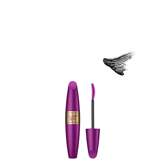 Máscara de pestañas postizas Max Factor Clump Defy con efecto negro, 13 ml