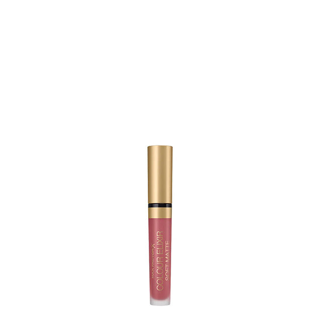 Lápiz labial líquido mate suave Color Elixir de Max Factor, color 015 Rose Dust, 4 ml