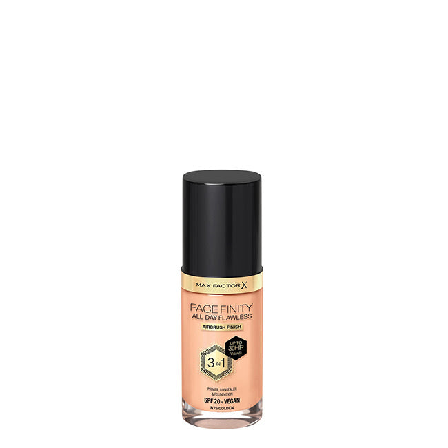 Max Factor Facefinity All Day Flawless Base 3-em-1 Cor 075 Golden 30ml