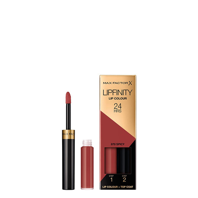 Max Factor Lipfinity Lip Color 24h Pintalabios Líquido Tono 070 Spicy