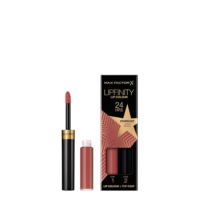Max Factor Lipfinity Rising Stars Lip Color 24h Batom Líquido Cor 82 Stardust