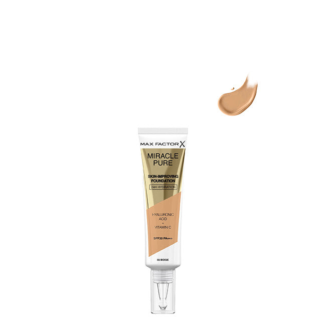 Max Factor Miracle Pure Base Fluida SPF30 Tom 55 Bege 30ml