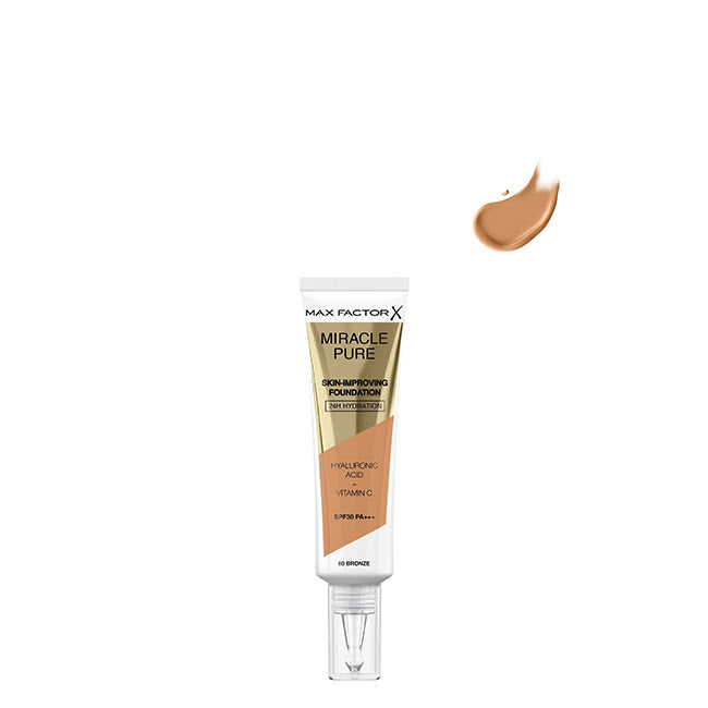 Max Factor Miracle Pure SPF30 Base Hidratante Cor 80 Bronze 30ml