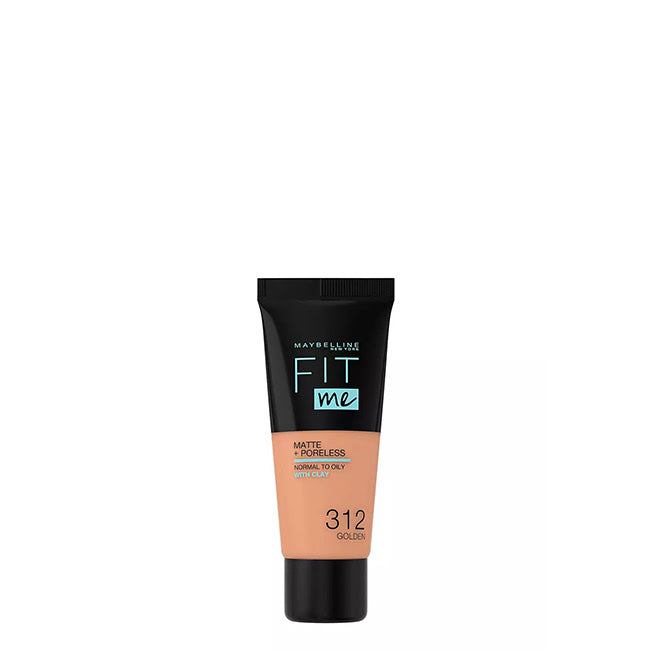 Maybelline Fit Me Matte + Poreless Base Cor 312 Golden 30ml