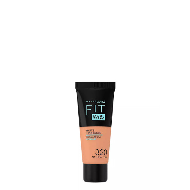 Maybelline Fit Me Matte + Poreless Base Líquida 320 Natural Tan 30ml