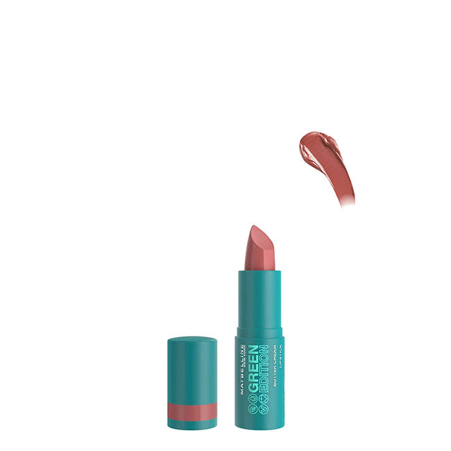Maybelline Green Edition Lipstick Batom Cremoso Cor 015 Windy 10g