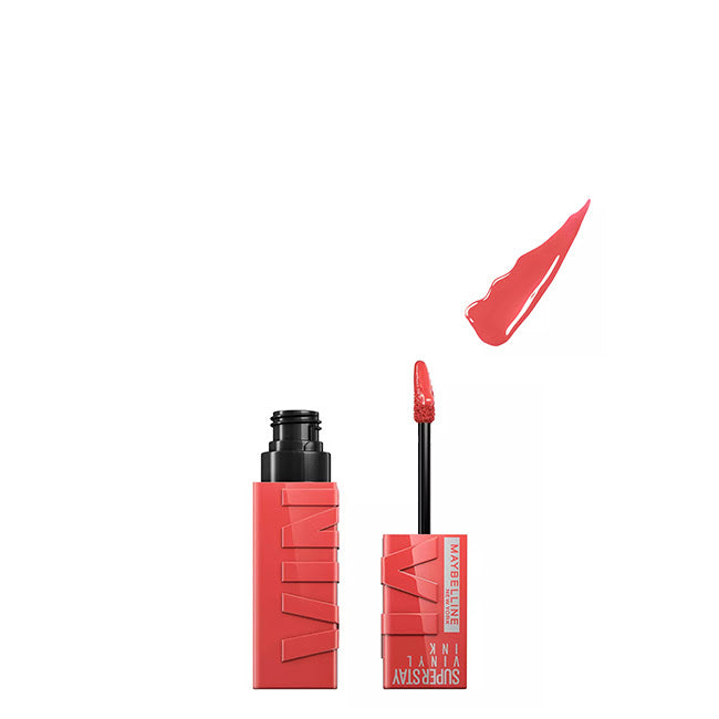 Labial líquido Maybelline Superstay Vinyl Ink, tono 15 Peachy, 4,2 ml