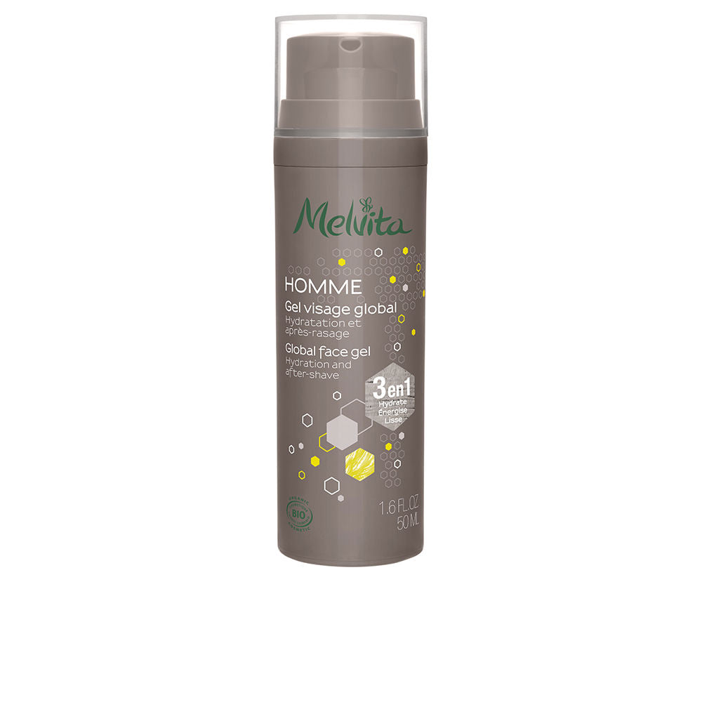 Melvita Homme 3-in-1 Global Face Gel 50ml