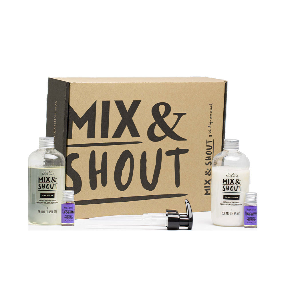 Mix & Shout Conjunto Rotina Protetora para Cabelo Encaracolado