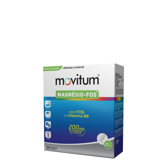 Movitum Magnésio-FOS Ampolas x20