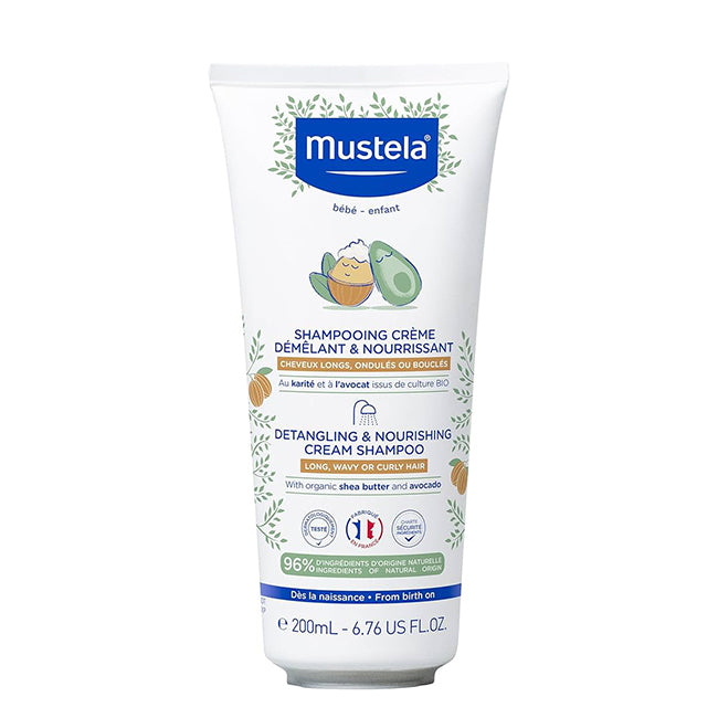 Mustela Champú Desenredante Y Nutritivo En Crema Bébe 200 Ml – imagen 2