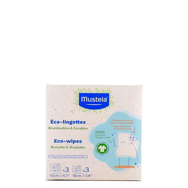 Mustela Toalhetes Eco Reutilizáveis x6