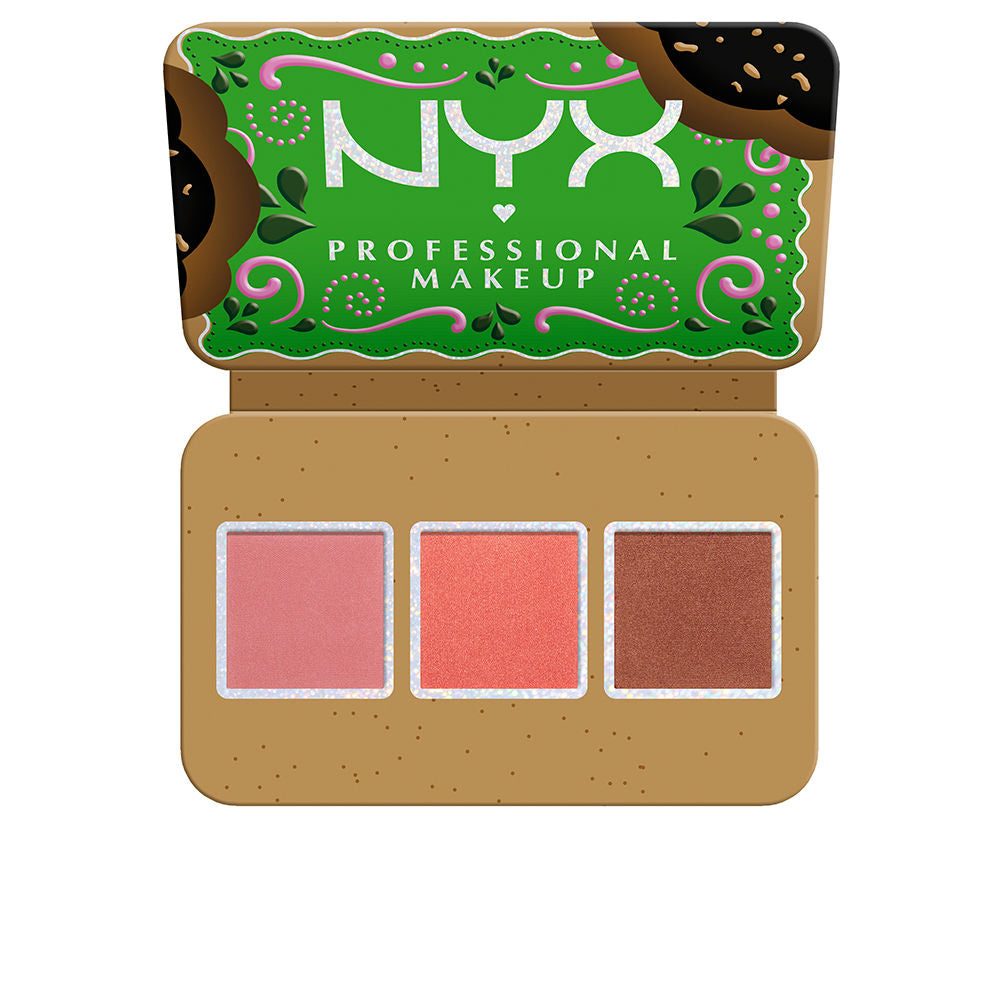 NYX Buttermelt Face Palette Bronzer And Blush Color Dark 12g