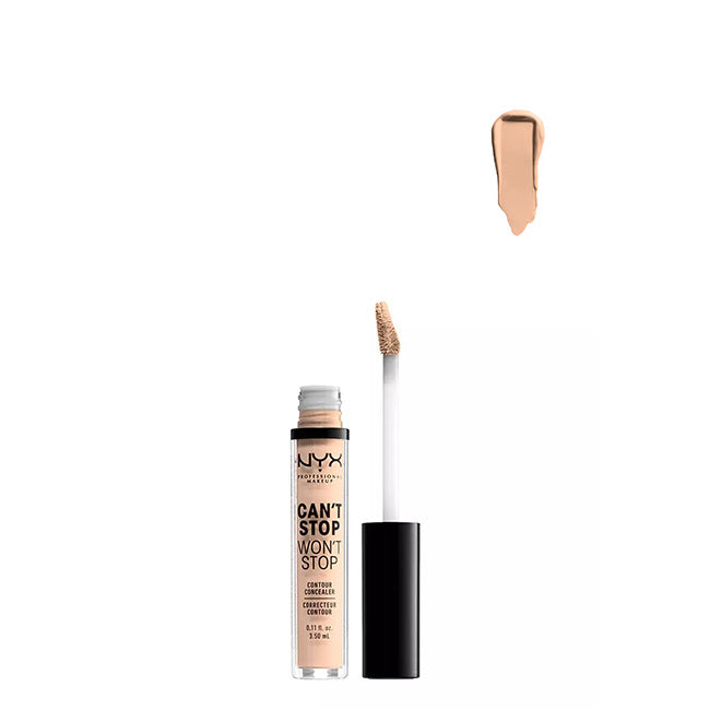 NYX Can't Stop Won't Stop Contour Concealer Corrector Tono Light Ivory