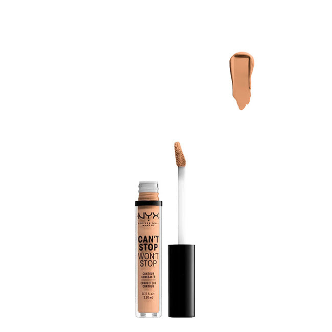 NYX Can't Stop Won't Stop Contour Concealer Corretor Cor Natural