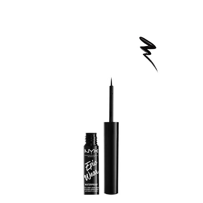 NYX Delineador líquido resistente al agua Epic Wear Color Negro