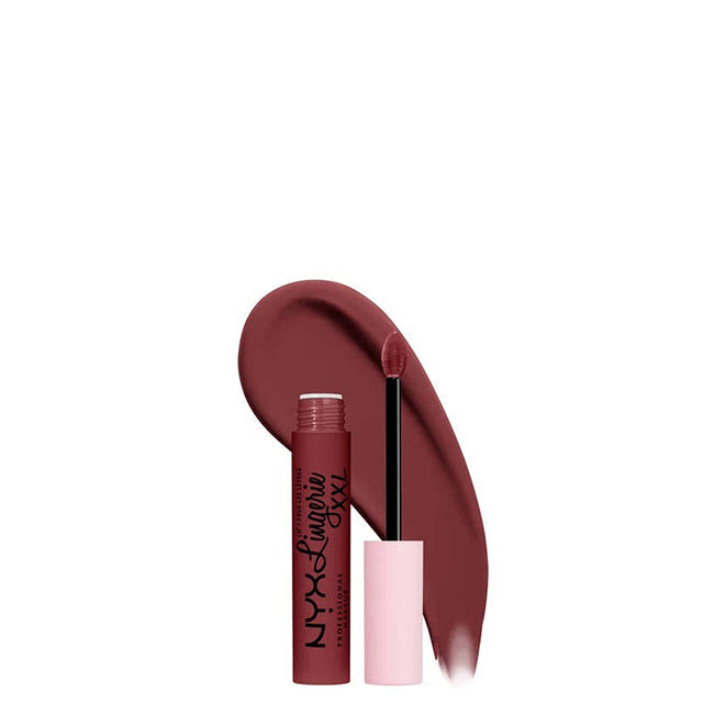 Lápiz labial líquido mate NYX Lingerie XXL 24 Strip N Tease 4 ml