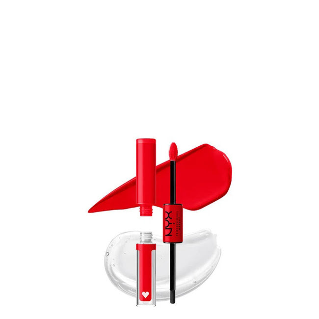 NYX Shine Loud Lip Gloss in der Farbe 17 Rebel in Red 3,4ml