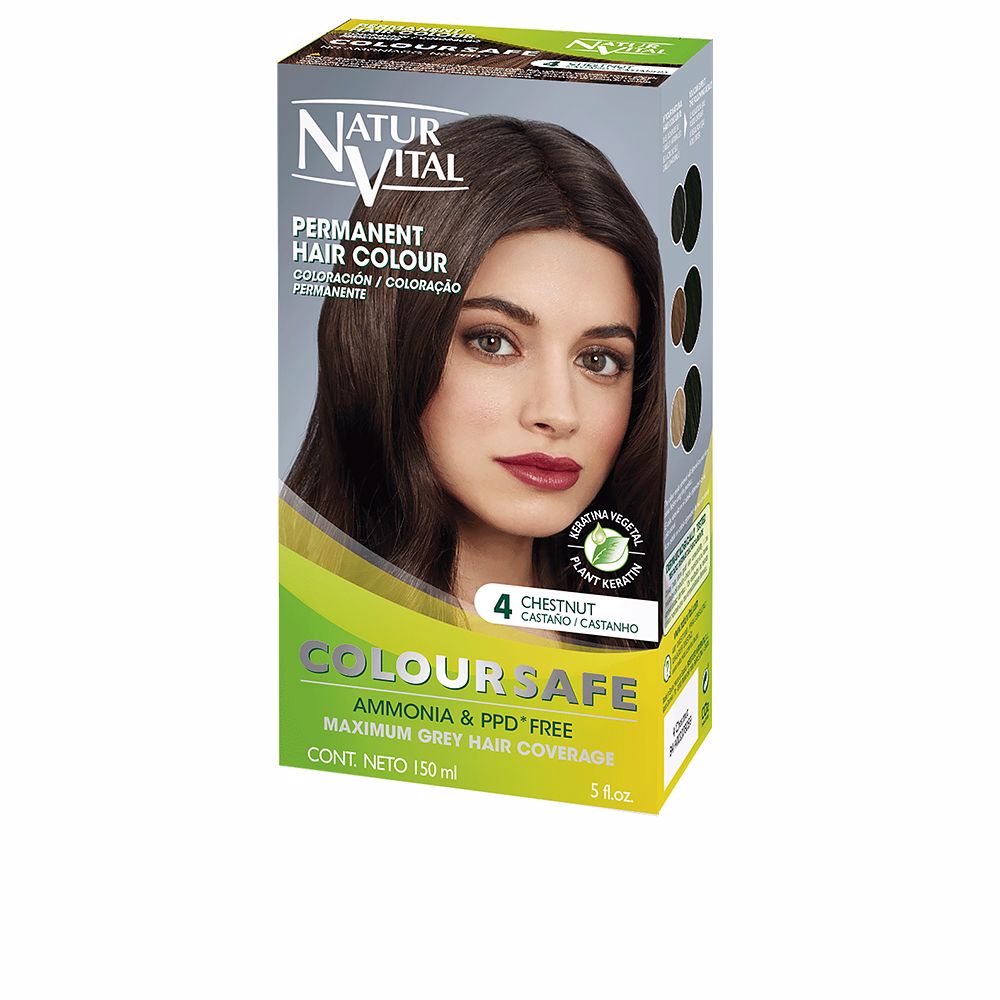 Natur Vital ColourSafe Coloração Permanente 4 Castanho