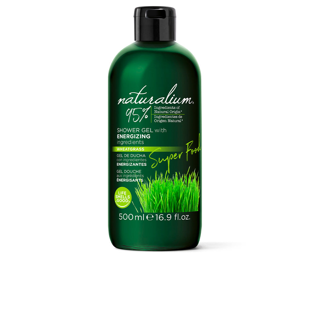 Naturalium Super Food Gel de Banho Energizante Erva de Trigo 500ml