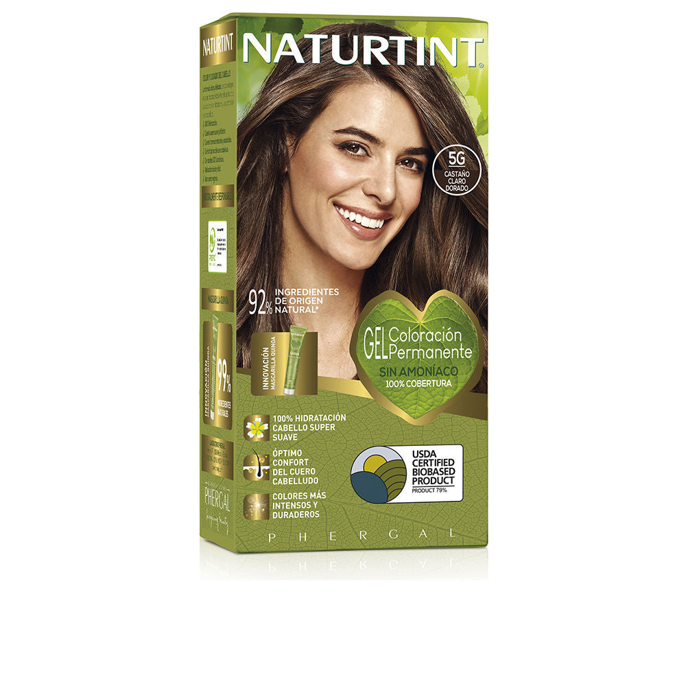 Naturtint Coloração Permanente Cor 5G Light Golden Brown 170ml