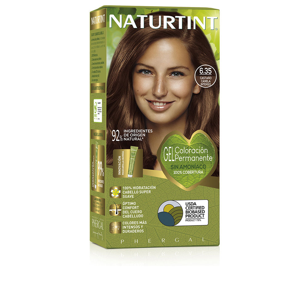 Naturtint Coloração 6.35 Castanho Canela Intenso 170ml