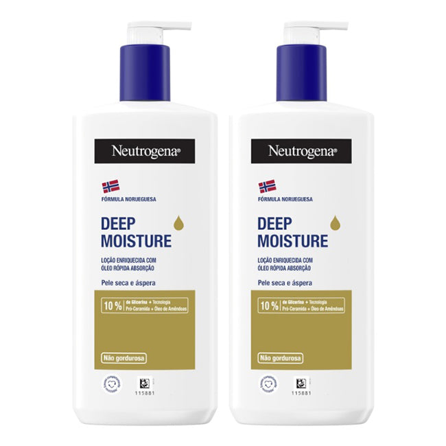 Neutrogena Hidratação Profunda Loção Corporal com Óleo 2x400ml