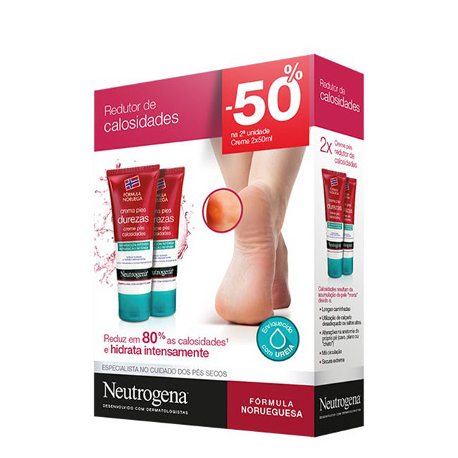 Neutrogena Duo Creme de Pés e Calosidades 2x50ml