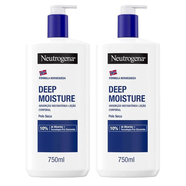 Neutrogena Deep Moisture Loção Corporal 2x750ml