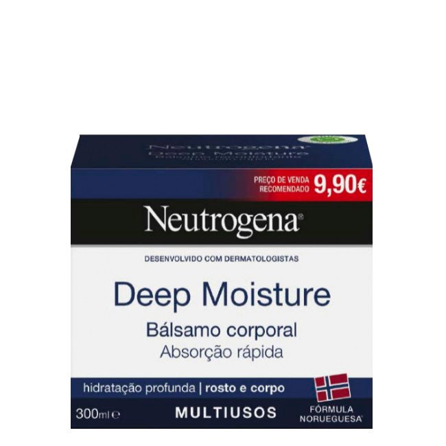 Neutrogena Deep Moisture Bálsamo Hidratante Multiusos Corpo e Rosto 300ml