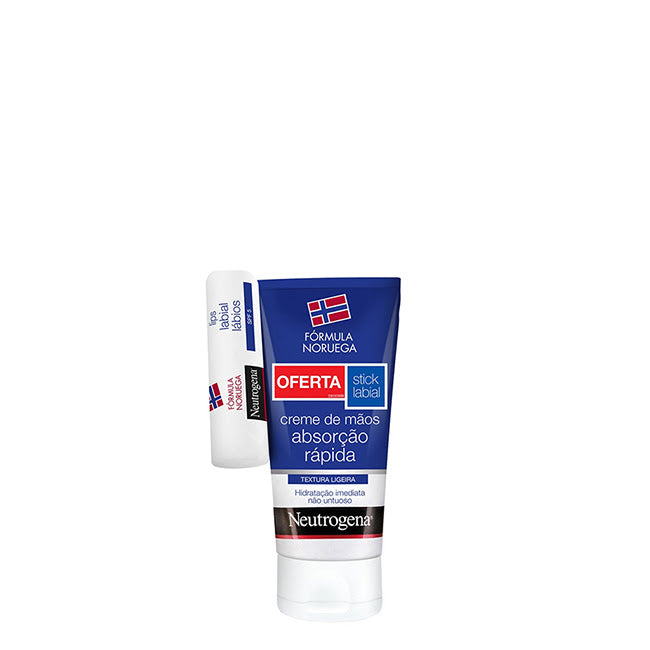 Kit de crema de manos y bálsamo labial de rápida absorción de Neutrogena