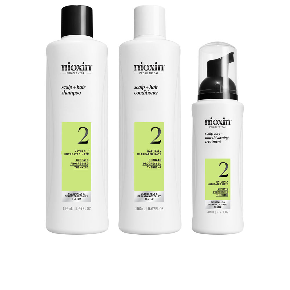 Nioxin Sistema 2 Conjunto de Rotina Capilar Completa