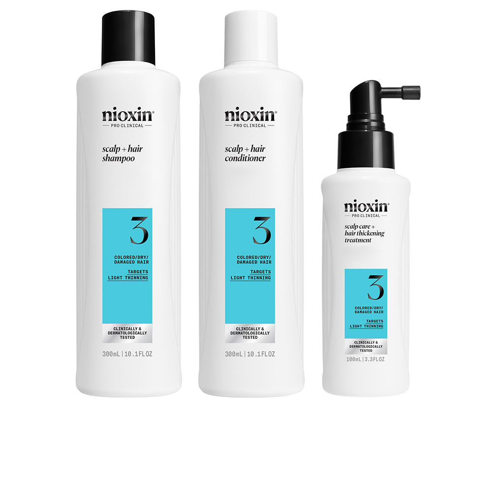 Nioxin Sistema 3 Conjunto de Rotina Capilar Completa