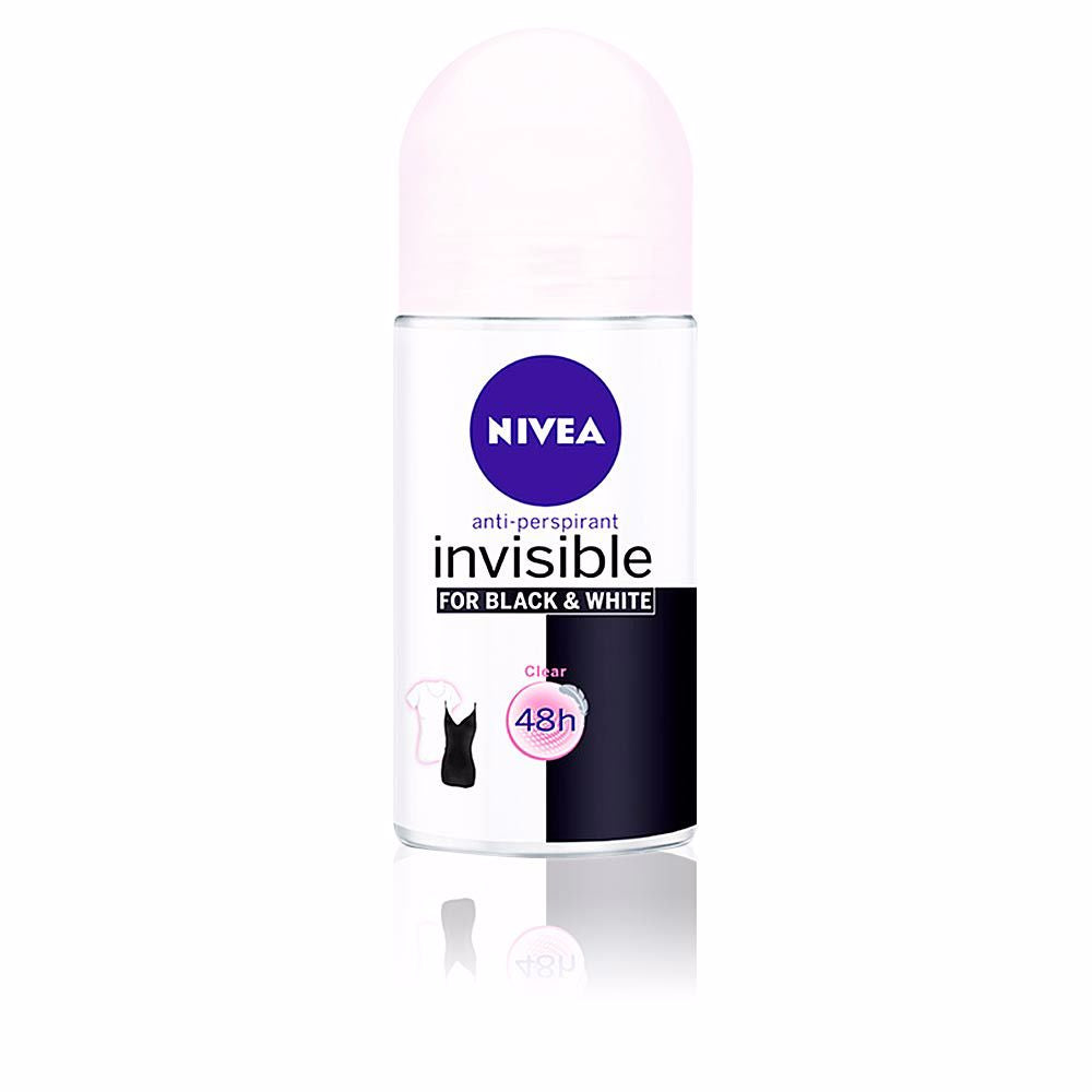 Desodorante roll-on invisible Nivea Black & White 50 ml