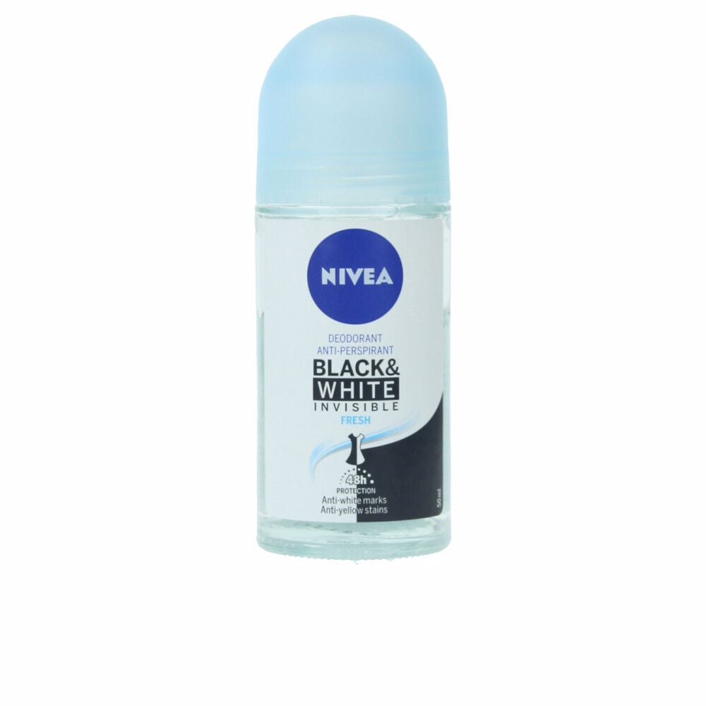Nivea Black & White Invisible Fresh Deodorante Roll-On - 50 ml