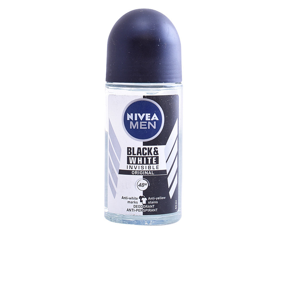 Nivea Men Black & White Invisible Deodorant Roll-On 50ml