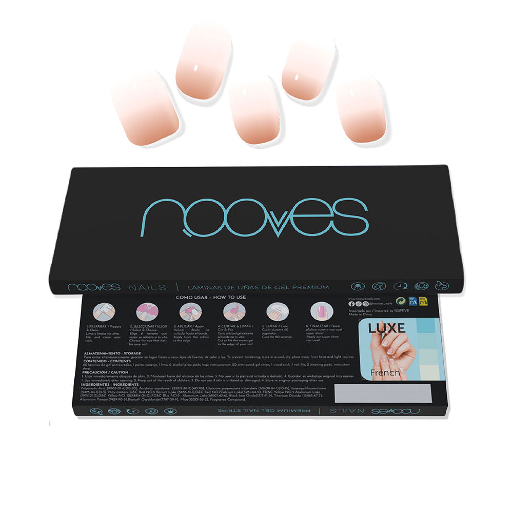 Nooves Gel Sheets Unhas Postiças Gradient Desert x20