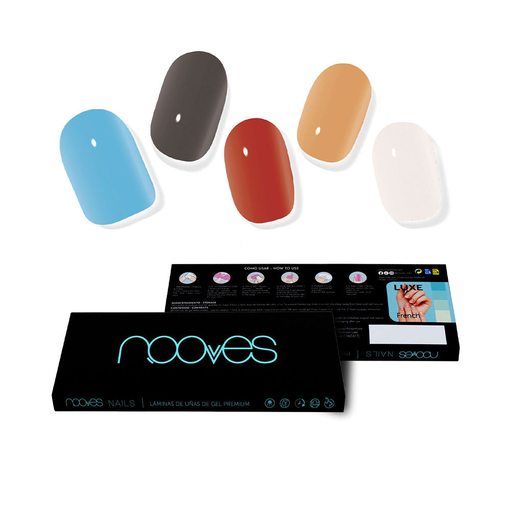 Nooves Gel Sheets Unhas Postiças Melody x20