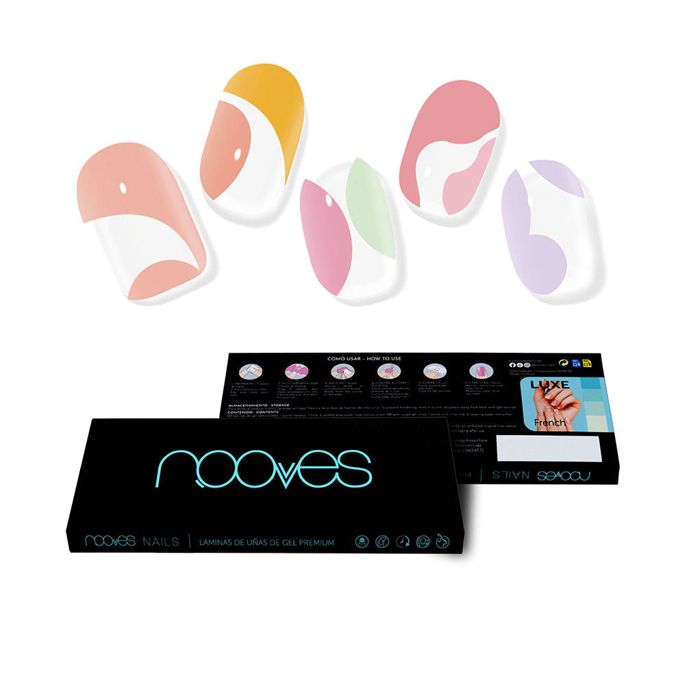 Nooves Gel Sheets Unhas Postiças Paradise x20