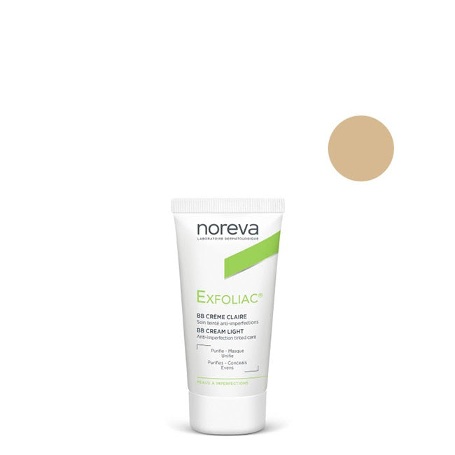 Noreva Exfoliac BB Cream Cor Clara 30ml