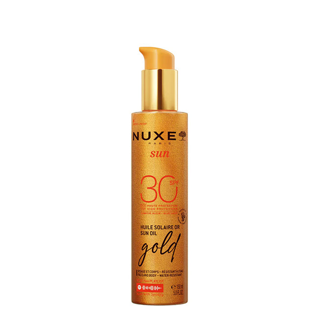 Nuxe Sun Huile Solaire o Aceite Solar Dorado SPF30 Aceite Solar 150 ml