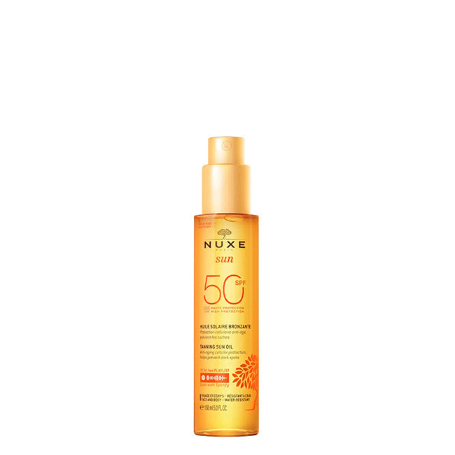 Nuxe Sun Tanning Oil SPF50 Face and Body Óleo Solar 150ml