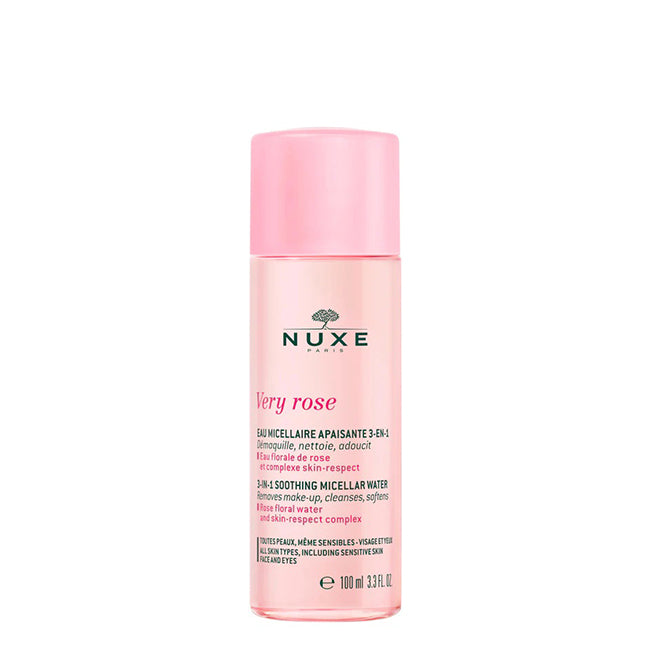 Agua Micelar Calmante 3 en 1 Nuxe Very Rose 100 ml
