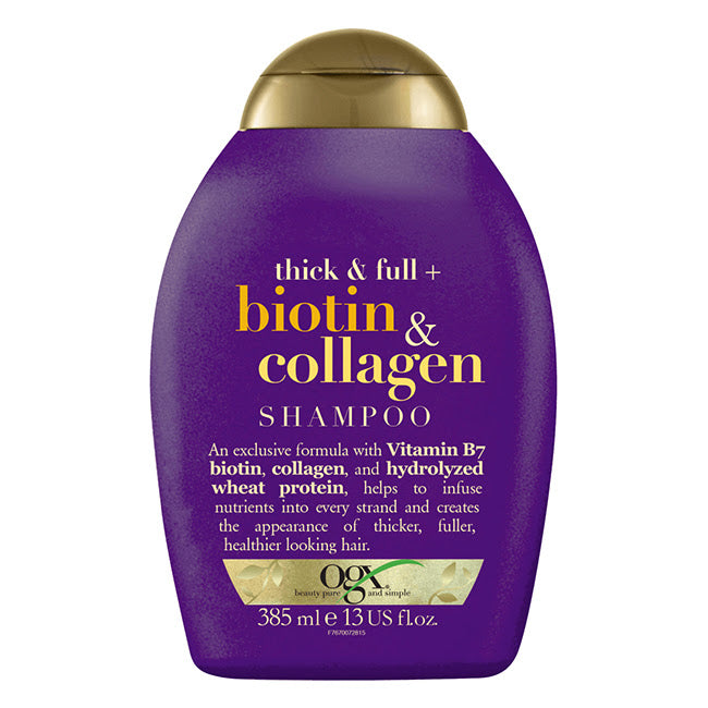 Ogx Biotin & Collagen Hair Shampoo Hidratante 385ml