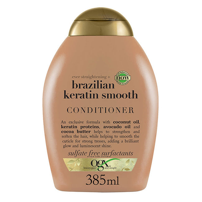 Ogx Brazilian Keratin Smooth Conditioner Condicionador Suavizante 385ml