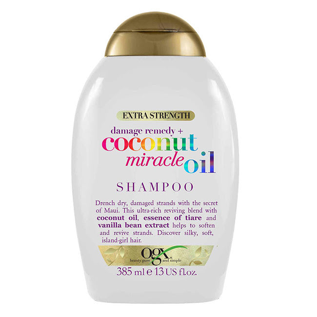 Ogx Coconut Miracle Oil Shampoo Reparador 385ml