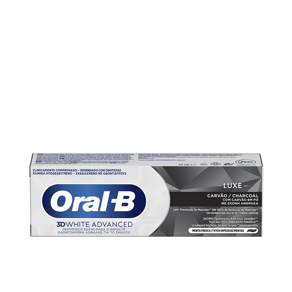 Oral-B 3D White Luxe Carbón Pasta Dentífrica 75ml