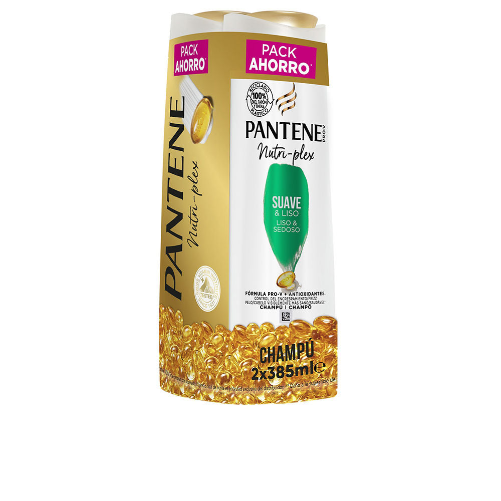 Pantene Suave e Liso Champô Duo 2x385ml