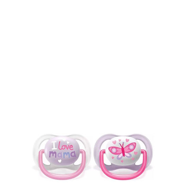 Philips Avent Chupetas Ultra Air Happy Menina 0-6M 2un.